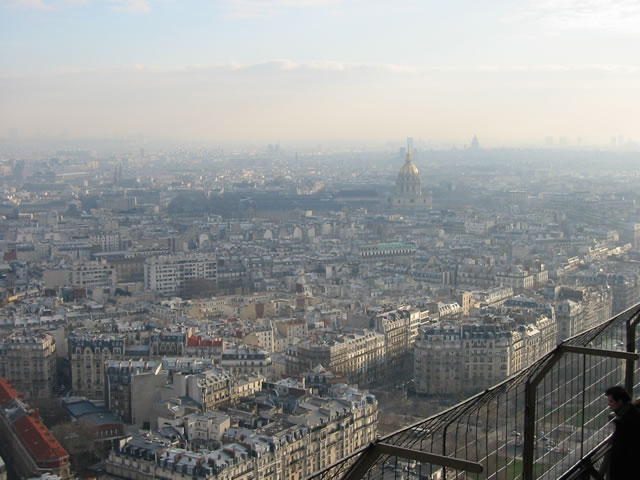 Une vue depuis la tour Effeil